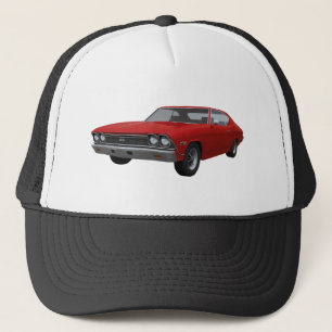 1968 Chevelle SS: Rode afwerking Trucker Pet
