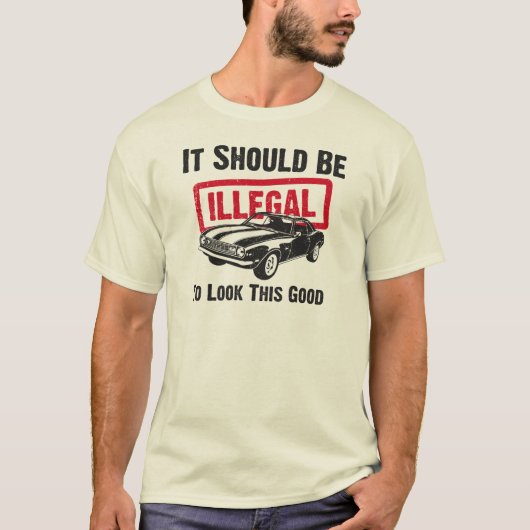 1968 Chevrolet Camaro Z28 T-shirt (Voorkant)