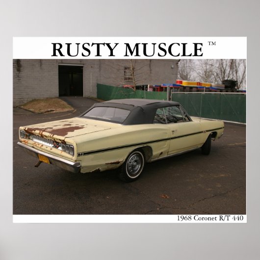 1968 Coronet R/T Poster (Voorkant)