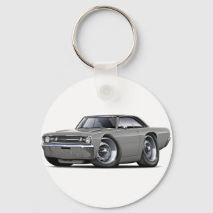 1968 Dart Grey-Black Top Car Sleutelhanger