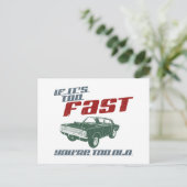 1968 Dodge Hurst Hemi Dart Briefkaart (Staand voorkant)