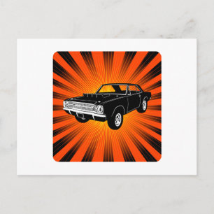 1968 Dodge Hurst Hemi Dart Briefkaart