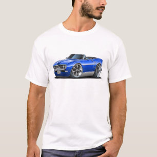 1968 Firebird Blue Convertible T-shirt