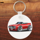 1968 Firebird Red Convertible Sleutelhanger (Voorkant)