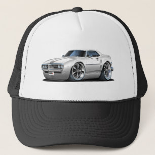 1968 Firebird White Car Trucker Pet