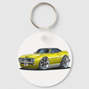 1968 Firebird Yellow-Black Car Sleutelhanger