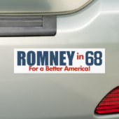 1968 George Romney  Bumpersticker (Op auto)