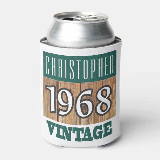 1968 Jaar van de Koelbox van de geboorte Blikjeskoeler (Blikje Voorkant)