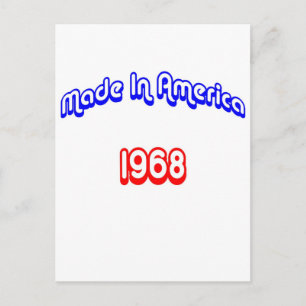 1968 Made in America Briefkaart