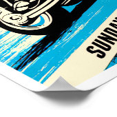 1968 motorfiets Speedway Poster (Hoek)