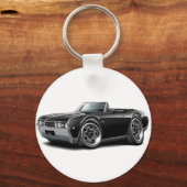 1968 Olds 442 Black Convertible Sleutelhanger (Voorkant)