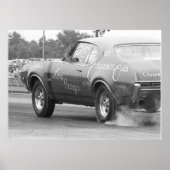 1968 Olds 442 - Saaien -  belemmering Poster (Voorkant)