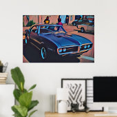1968 Pontiac Firebird Poster (Thuiskantoor)