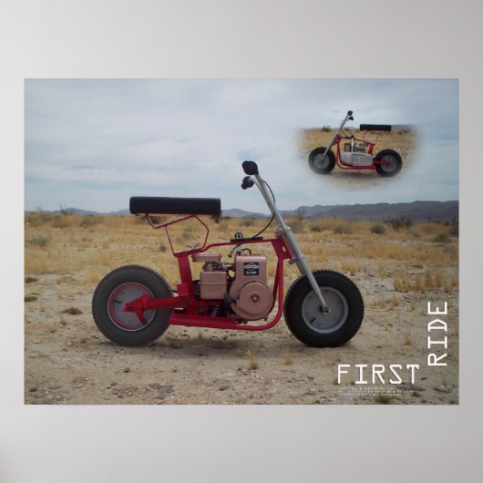 1968 Powell Challenge Mini Bike Poster (Voorkant)