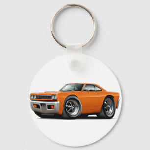 1968 Roadrunner Oranje auto Sleutelhanger