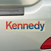 1968 Robert Kennedy Campaign Bumpersticker (Op auto)