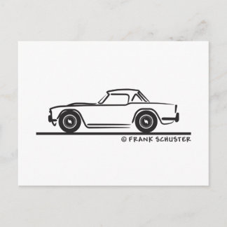 1968 Triomf TR4 Softtop Briefkaart
