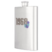 1968 Vredesteken Hippie Flower Power Aqua Paarse Flacon (Links)