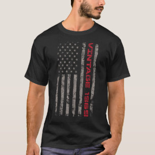 1969 54e verjaardag 54 jaar oude Amerikaanse vlag T-shirt