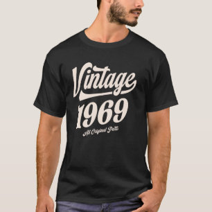 1969 55e verjaardag cadeaus 55 jaar oude Mannen vr T-shirt