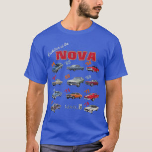 1969 72 63 64 65 66 67 68 70 71 73 74 chevys nova t-shirt
