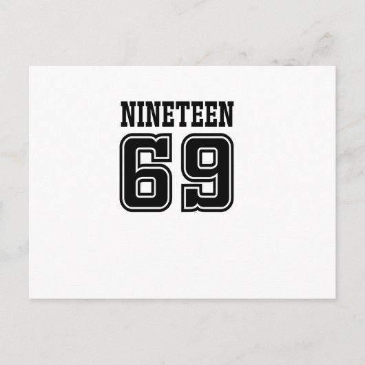 1969 BRIEFKAART (Voorkant)