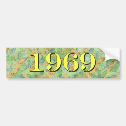 1969 BUMPERSTICKER (Voorkant)