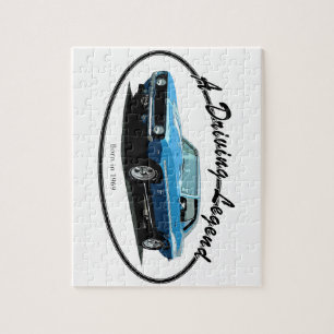 1969 Camaro blauw Legpuzzel