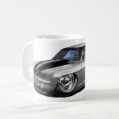 1969 Camaro Gray-Black Car Koffiemok (Voorkant links)