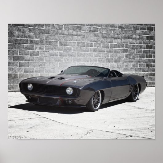 1969 Camaro Roadster Poster (Voorkant)