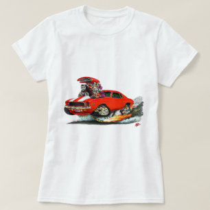 1969 Camaro RS SS Rood-witte auto T-shirt