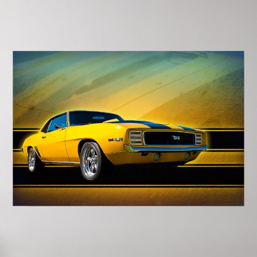 1969 Camaro SS Poster (Voorkant)