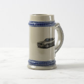 1969 Camaro SS Silver-Black Car Bierpul (Voorkant rechts)