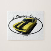 1969 CAMARO Z28 GEEL LEGPUZZEL (Horizontaal)