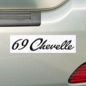 1969 Chevelle bumper sticker (Op auto)