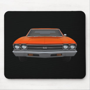 1969 Chevelle SS: Oranje finish: Mousepad Muismat