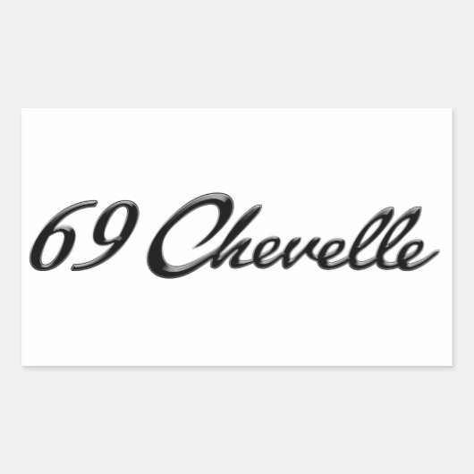 1969 Chevelle Sticker (Voorkant)