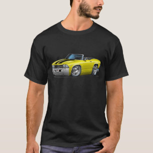 1969 Chevelle Yellow-Black Convertible T-shirt