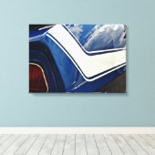 1969 Chevy Camaro canvasprint Canvas Afdruk (Insitu (Houten vloer))