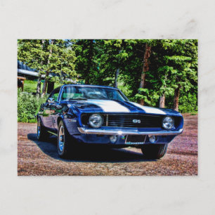 1969 chevy super sport SS Camaro Briefkaart