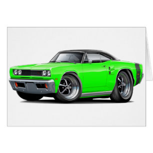 1969 Coronet RT Limoen-zwarte topuniar