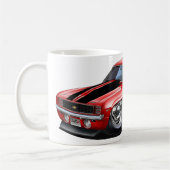 1969 de Auto van de rood-Zwarte Camaro Koffiemok (Links)