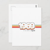 1969 De geboorte van legendes Briefkaart (Voorkant / Achterkant)