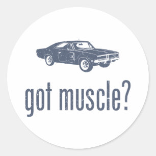 1969 Dodge Charger R/T SE Ronde Sticker