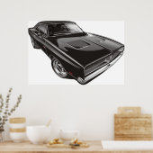 1969 Dodge-Poster Poster (Keuken)