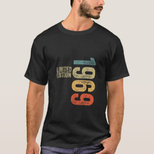 1969 Editie Verjaardag Vintage Retro Uitgave T-shirt