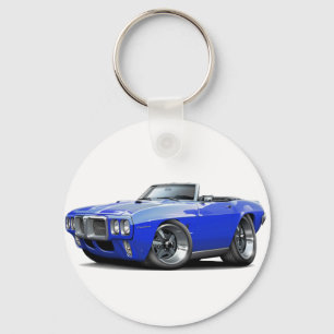 1969 Firebird Blauwe Cabriolet Sleutelhanger