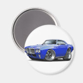 1969 Firebird Blue Car Magneet (Voorkant / Achterkant)
