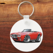 1969 Firebird Red Convertible Sleutelhanger (Voorkant)