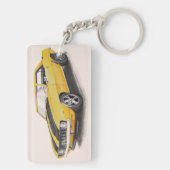 1969 Gele Camaro Sleutelhanger (achterkant)